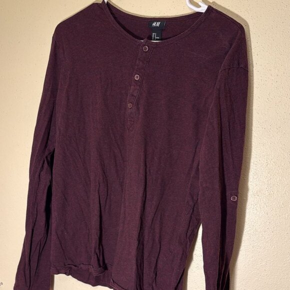 Burgundy casual shirt - Picture 1 of 4